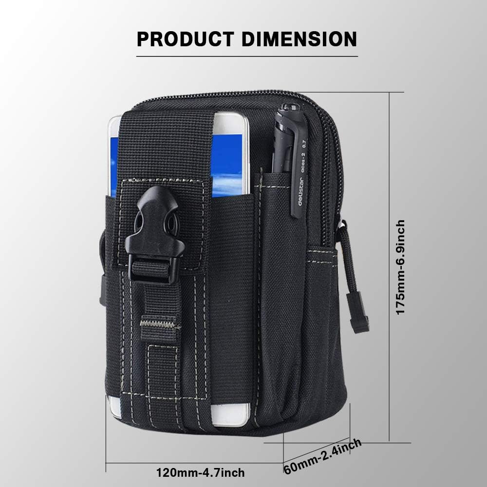 전술 몰리 벨트 파우치 군용 허리 가방 EDC 도구 주 - Outdoor Camping Gear 리뷰 및 가격