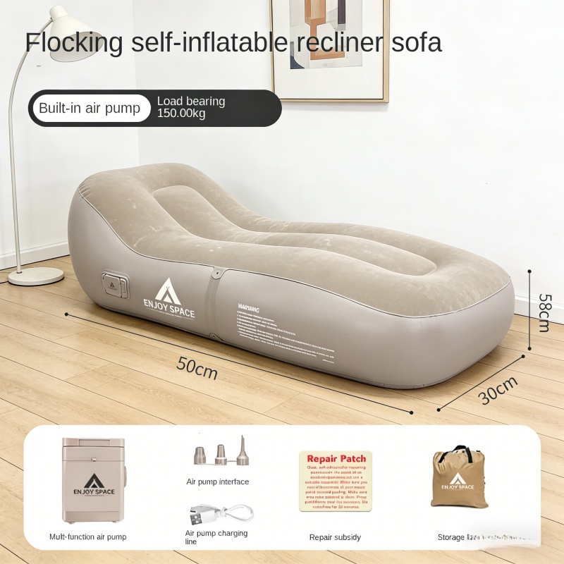 야외 레저용 자가 팽창식 소파 라운지 의자 (내장형 에 - Outdoor Camping Lounge Chairs 리뷰 및 가격