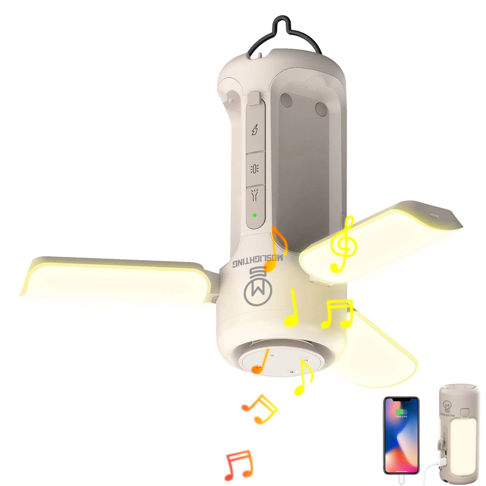 MOSLIGHTING 블루투스 스피커가 달린 접이식 캠 - Zd Outdoor Camping 리뷰 및 가격