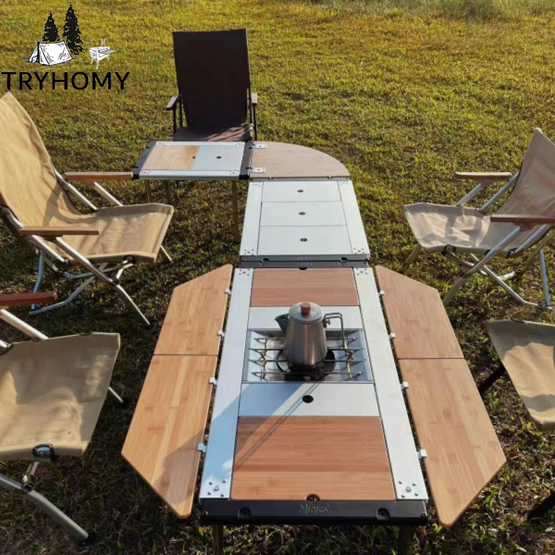 Tryhomy IGT 테이블 대나무 익스텐션 플레이트  - Outdoor Camping Kitchen Table 리뷰 및 가격