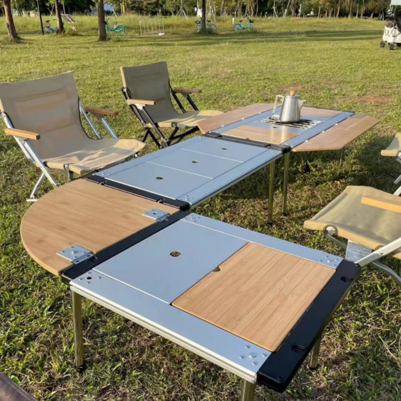 Tryhomy IGT 테이블 대나무 익스텐션 플레이트  - Outdoor Camping Kitchen Table 리뷰 및 가격