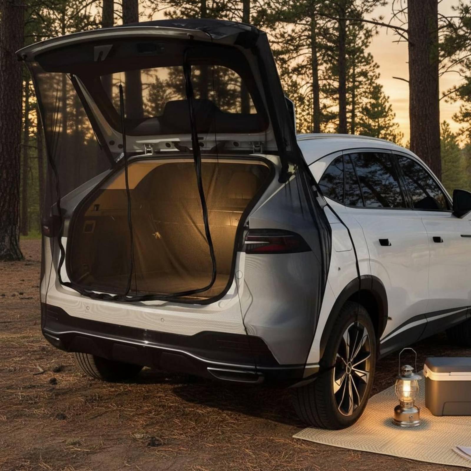 SUV 차량 트렁크 도킹 텐트용 뒷문 메쉬 모기장 테일 - Outdoor Camping Mosquito Net 리뷰 및 가격