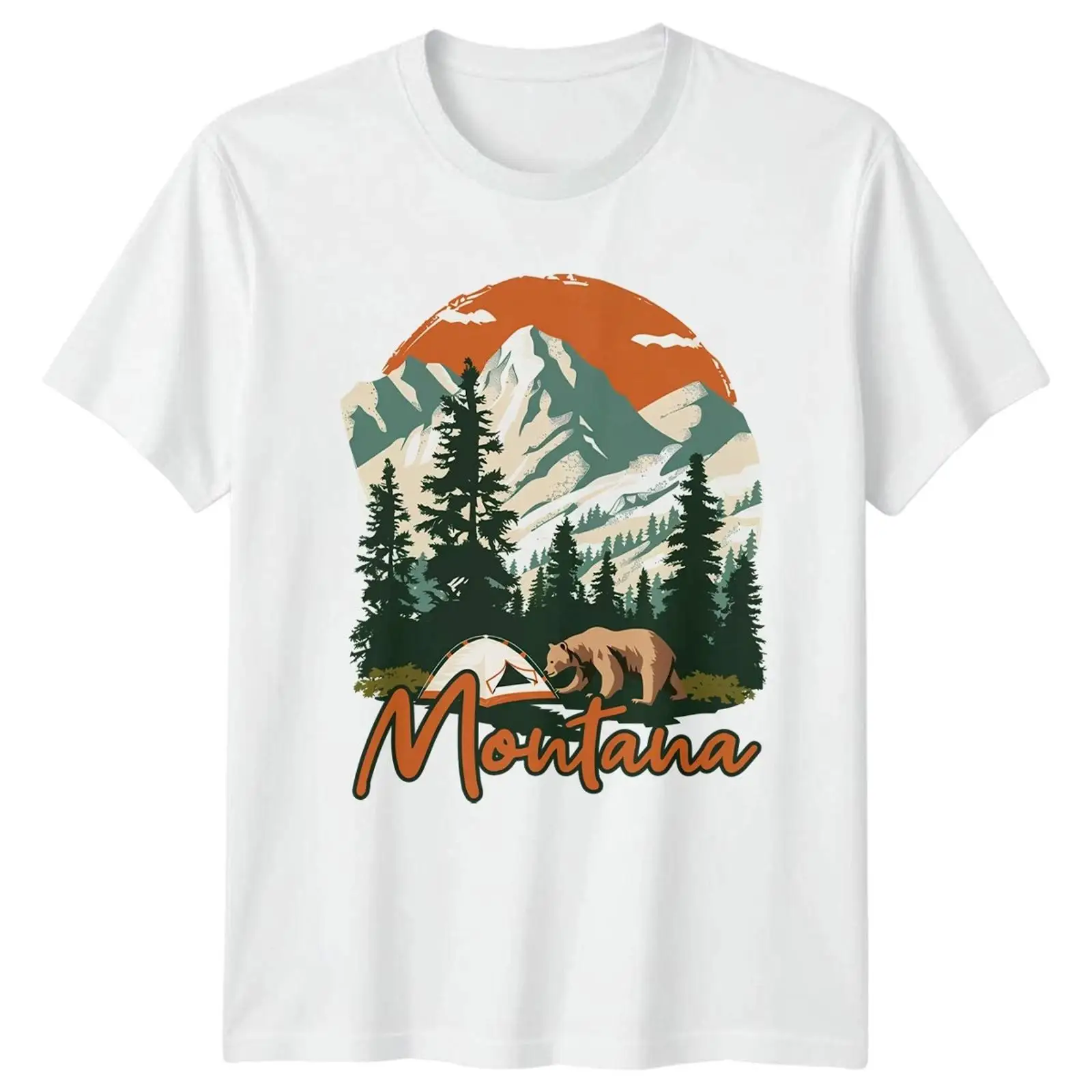 Montana Bär 캠핑 티셔츠 야외 모험 기념품 그 - Outdoor Und Camping 리뷰 및 가격