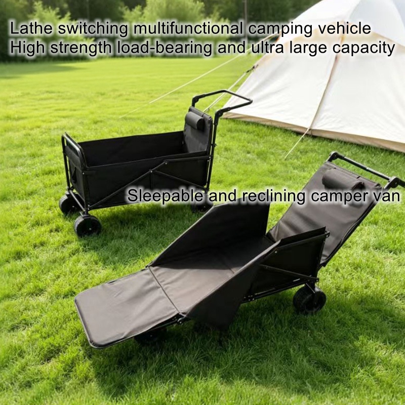 야외 다기능 캠핑 카트—접이식 이중용도 캠핑 카트 및  - Outdoor Camping Lounge Chairs 리뷰 및 가격