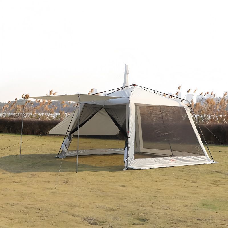 자동 텐트 야외용 알루미늄 합금 접이식 휴대용 캠핑 비 - Outdoor Camping Mosquito Net 리뷰 및 가격