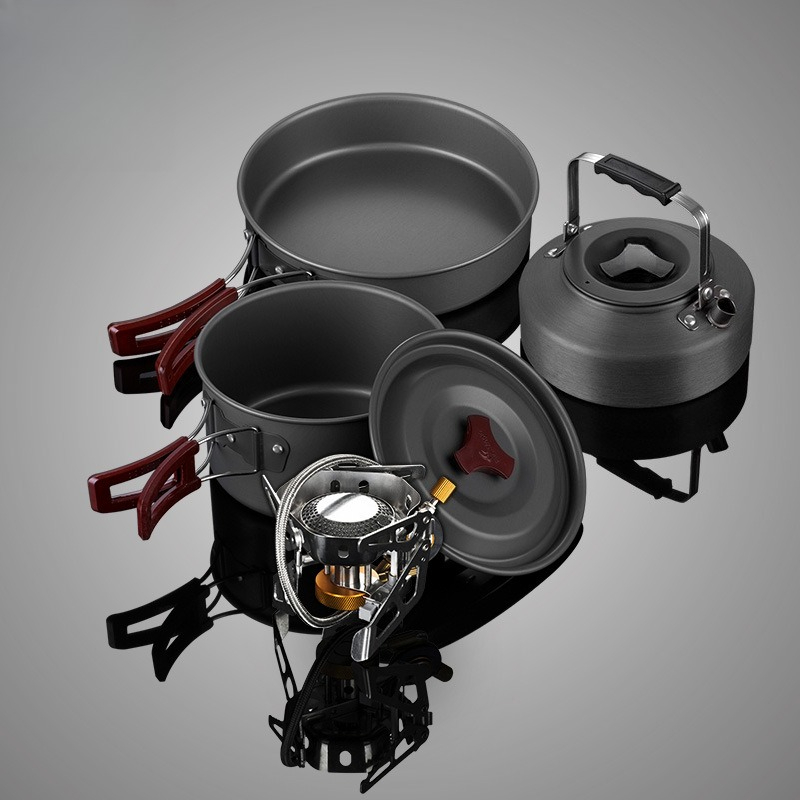 휴대용 분리형 가스 스토브 조리기구 세트 (2~3인용) - Outdoor Camping Stove 리뷰 및 가격