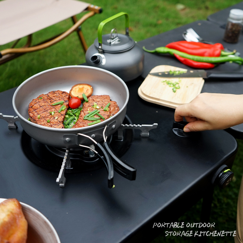 휴대용 이동식 캠핑 키친 테이블, 접이식 야외 조리대  - Outdoor Camping Folding Storage Box 리뷰 및 가격
