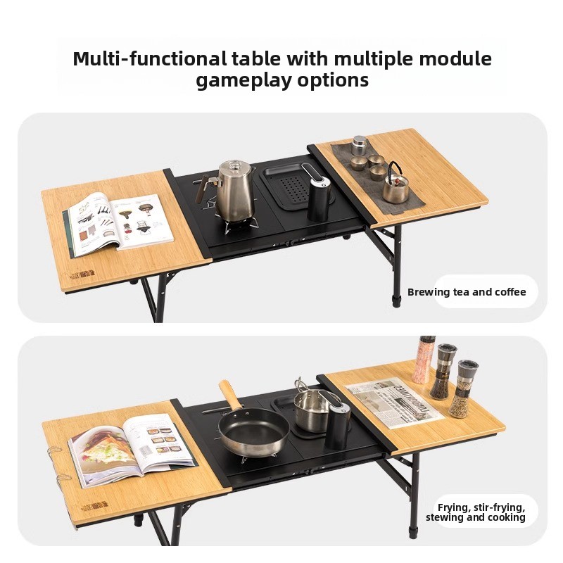 알루미늄 IGT 캠핑 테이블, 높이 조절 가능 접이식  - Outdoor Camping Cooking Table 리뷰 및 가격