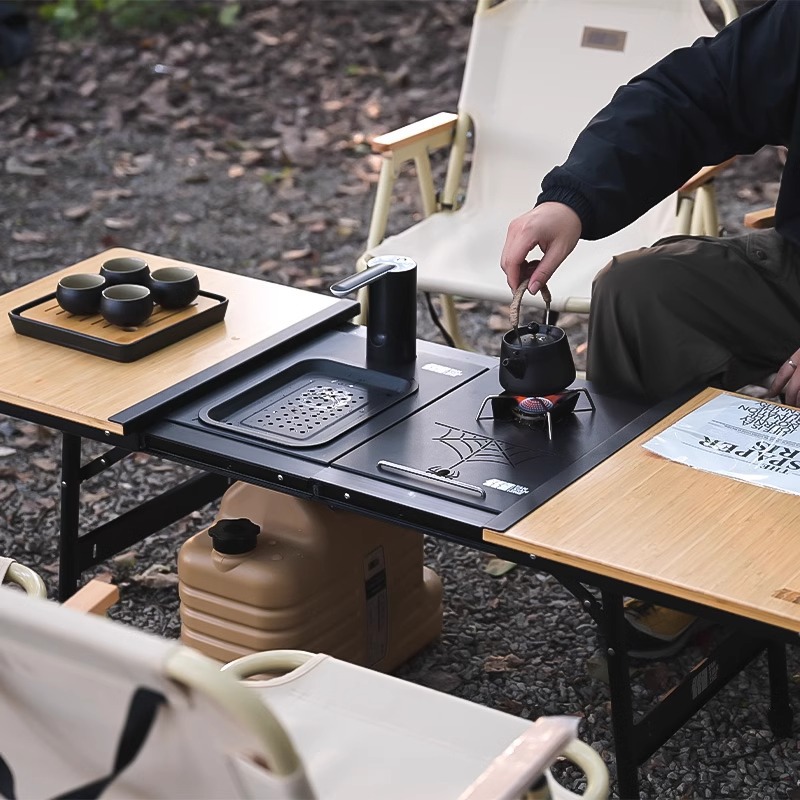 알루미늄 IGT 캠핑 테이블, 높이 조절 가능 접이식  - Outdoor Camping Cooking Table 리뷰 및 가격