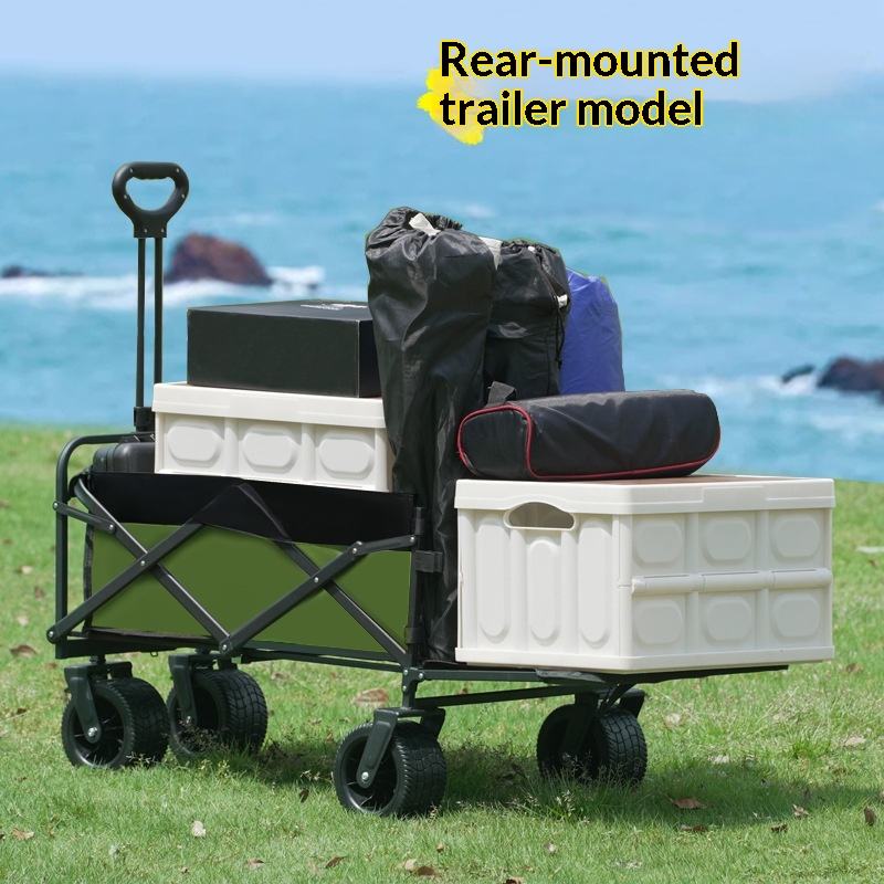 공장 직판 4륜 플랫폼 캠핑 유틸리티 웨건 175kg  - Outdoor Camping Furniture 리뷰 및 가격