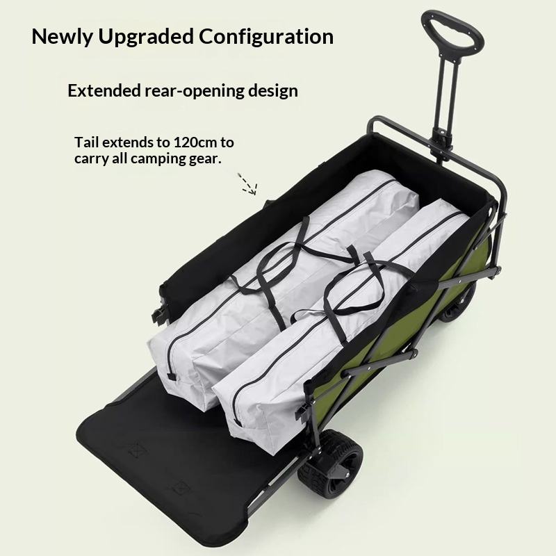 공장 직판 4륜 플랫폼 캠핑 유틸리티 웨건 175kg  - Outdoor Camping Furniture 리뷰 및 가격