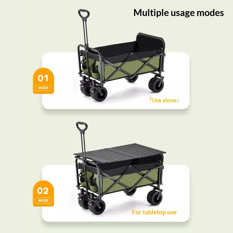 공장 직판 4륜 플랫폼 캠핑 유틸리티 웨건 175kg  - Outdoor Camping Furniture 리뷰 및 가격