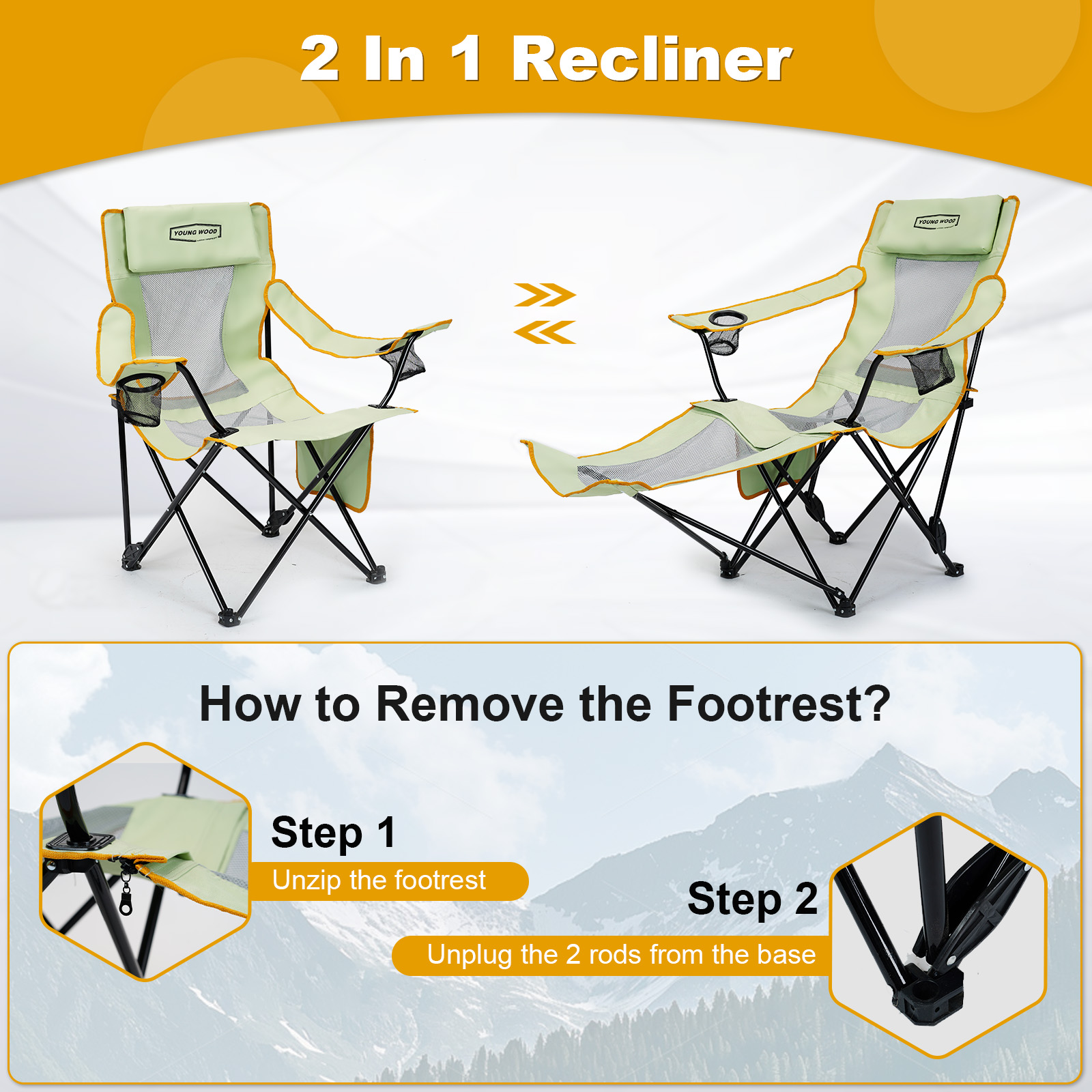 야외 접이식 의자 캠핑 휴대용 해변 벤치 등받이 낚시  - Outdoor Camping Lounge Chairs 리뷰 및 가격