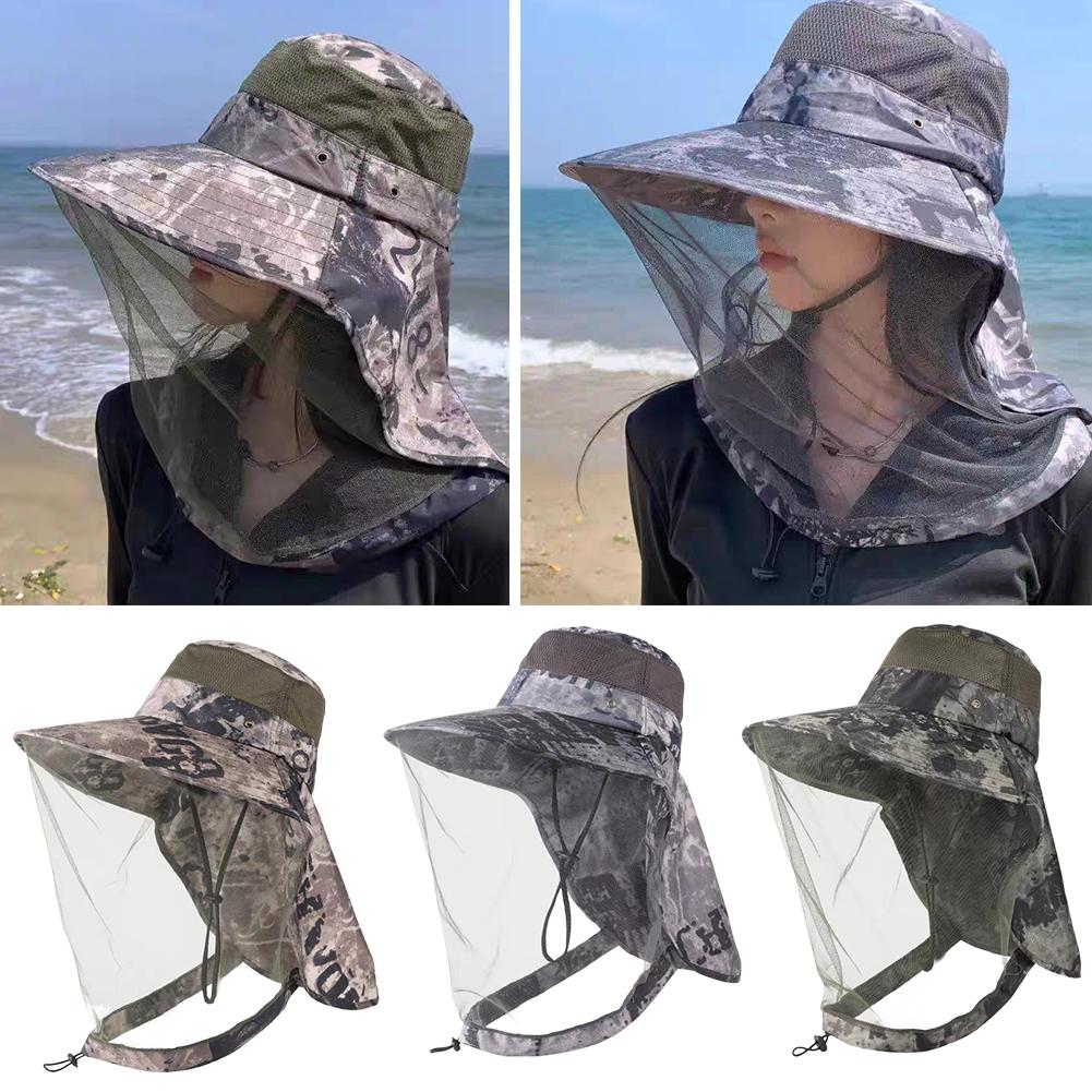 모기 모자 메쉬망 얼굴 목 보호 낚시 모자 벌레 퇴치  - Outdoor Camping Mosquito Net 리뷰 및 가격