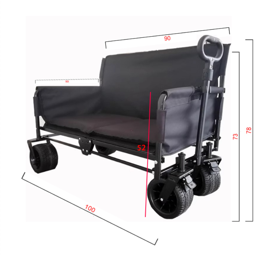 JXFT 다기능 4륜 금속 야외 접이식 웨건 리클라이닝 - Outdoor Camping Furniture 리뷰 및 가격