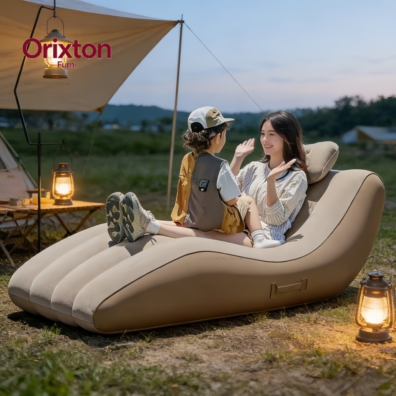 야외용 휴대용 자충식 라운지 의자 - 방수 캠핑용 레이 - Outdoor Camping Lounge Chairs 리뷰 및 가격