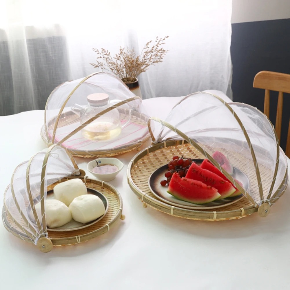 대나무 짠 바구니 모기장 과일 야채 바구니 쓰레받기 텐 - Outdoor Camping Mosquito Net 리뷰 및 가격