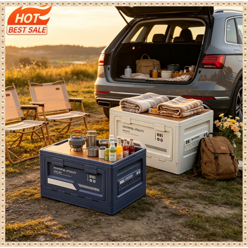 야외 수납함 캠핑 접이식 박스 캠핑 정리함 자동차 트렁 - Outdoor Camping Folding Storage Box 리뷰 및 가격