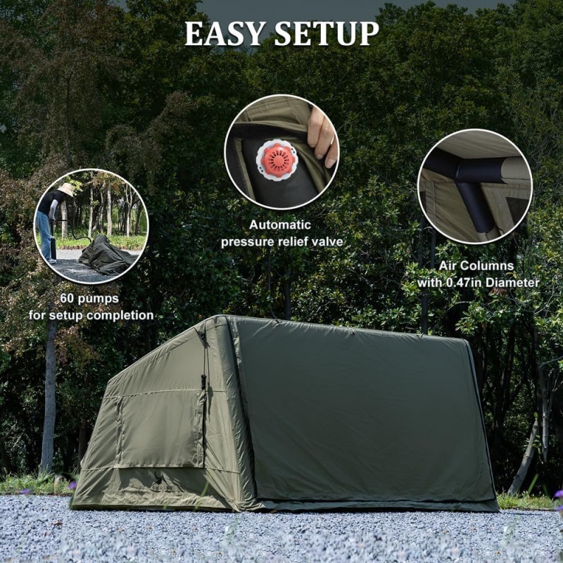 야외 자동 팽창식 캠핑 텐트 캠프 파티 사계절 방수 난 - Outdoor Camping Furniture 리뷰 및 가격