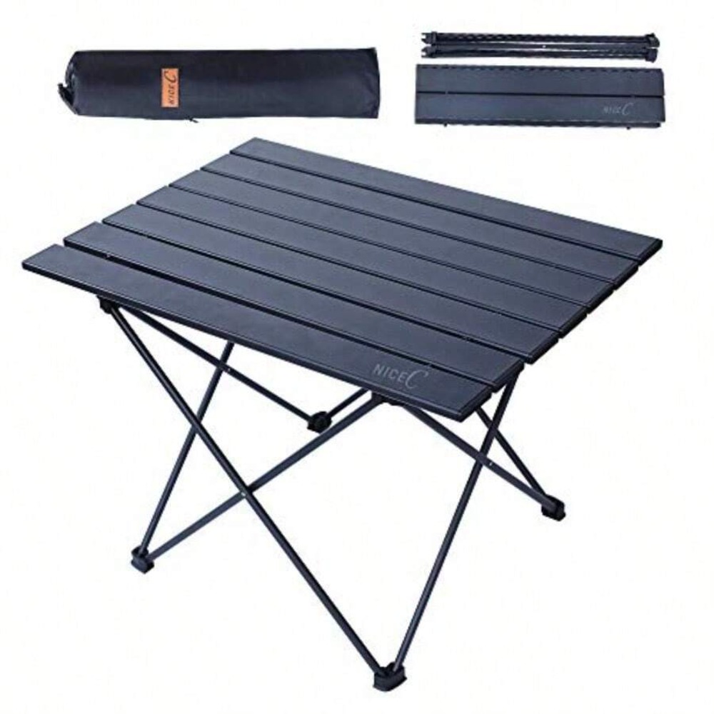 초경량 롤업 알루미늄 캠핑 테이블 접이식 휴대용 야외  - Outdoor Camping Cooking Table 리뷰 및 가격