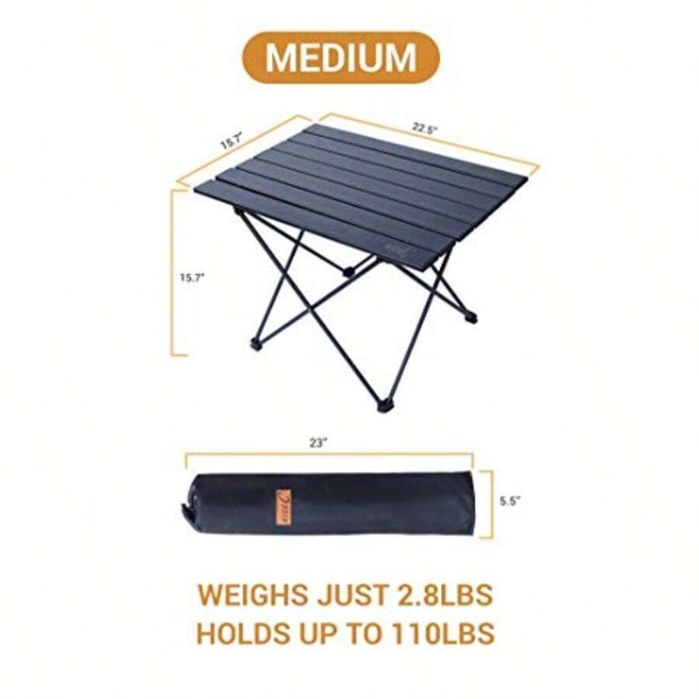 초경량 롤업 알루미늄 캠핑 테이블 접이식 휴대용 야외  - Outdoor Camping Cooking Table 리뷰 및 가격