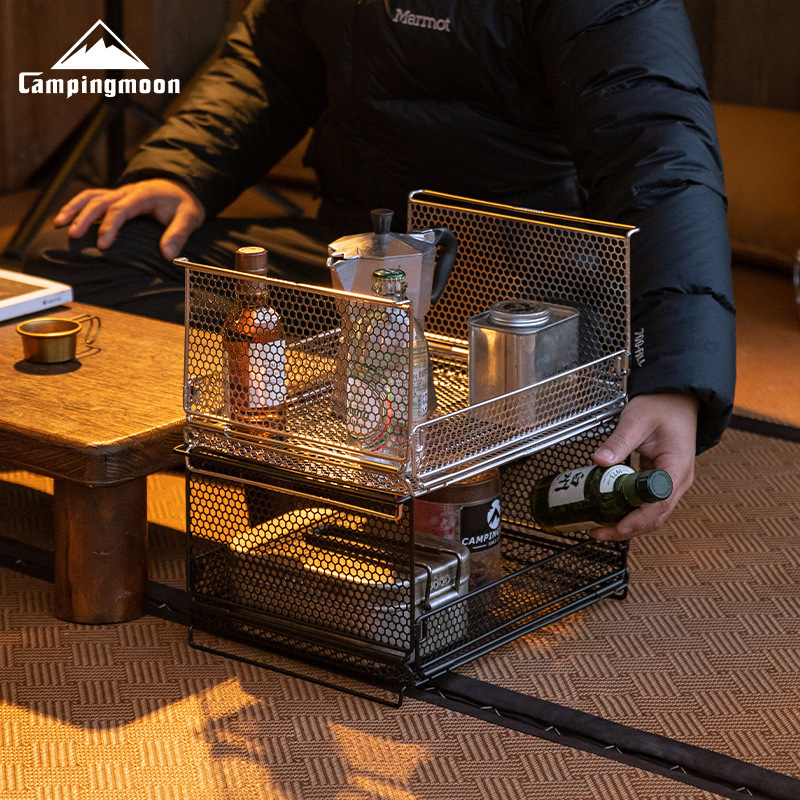 CAMPINGMOON CK-23SF 육각형 패턴 하프  - Outdoor Camping Folding Storage Box 리뷰 및 가격