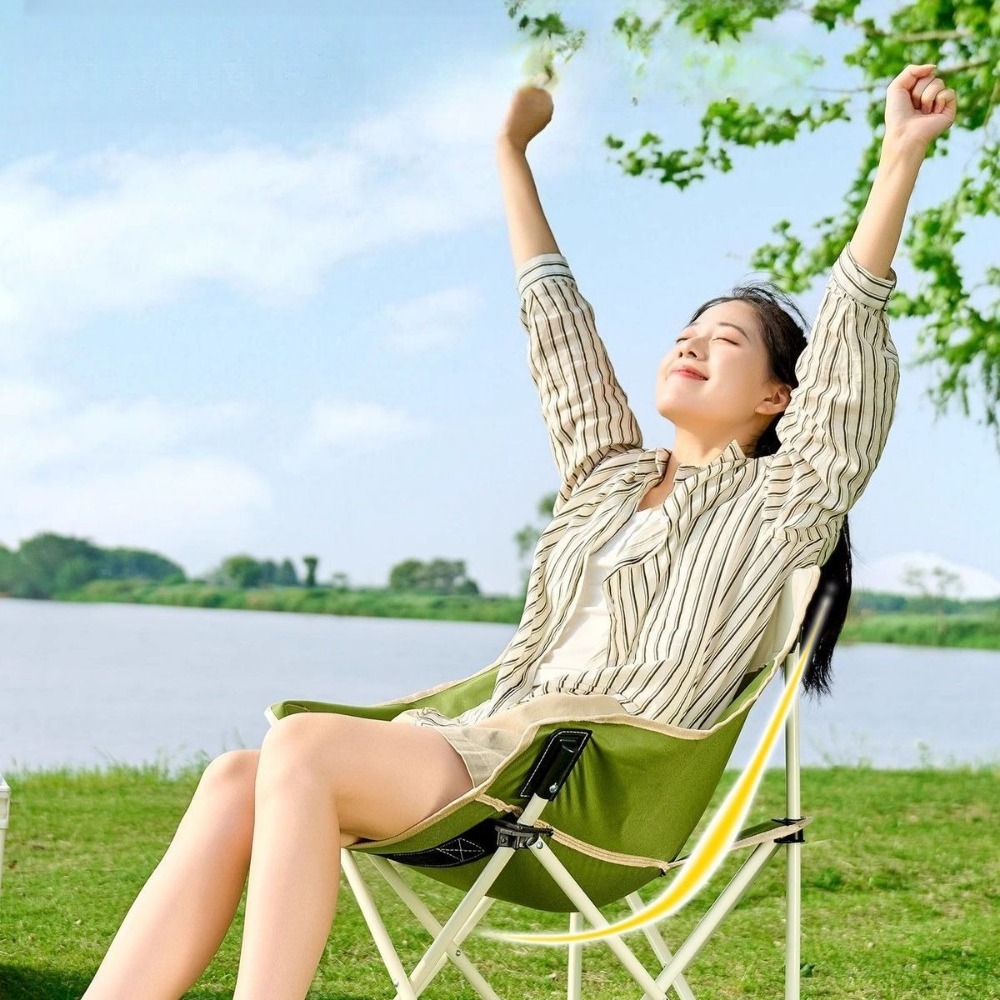 밀크 그린 문 야외 접이식 의자 가성비 좋은 캠핑 의자 - Outdoor Camping Lounge Chairs 리뷰 및 가격