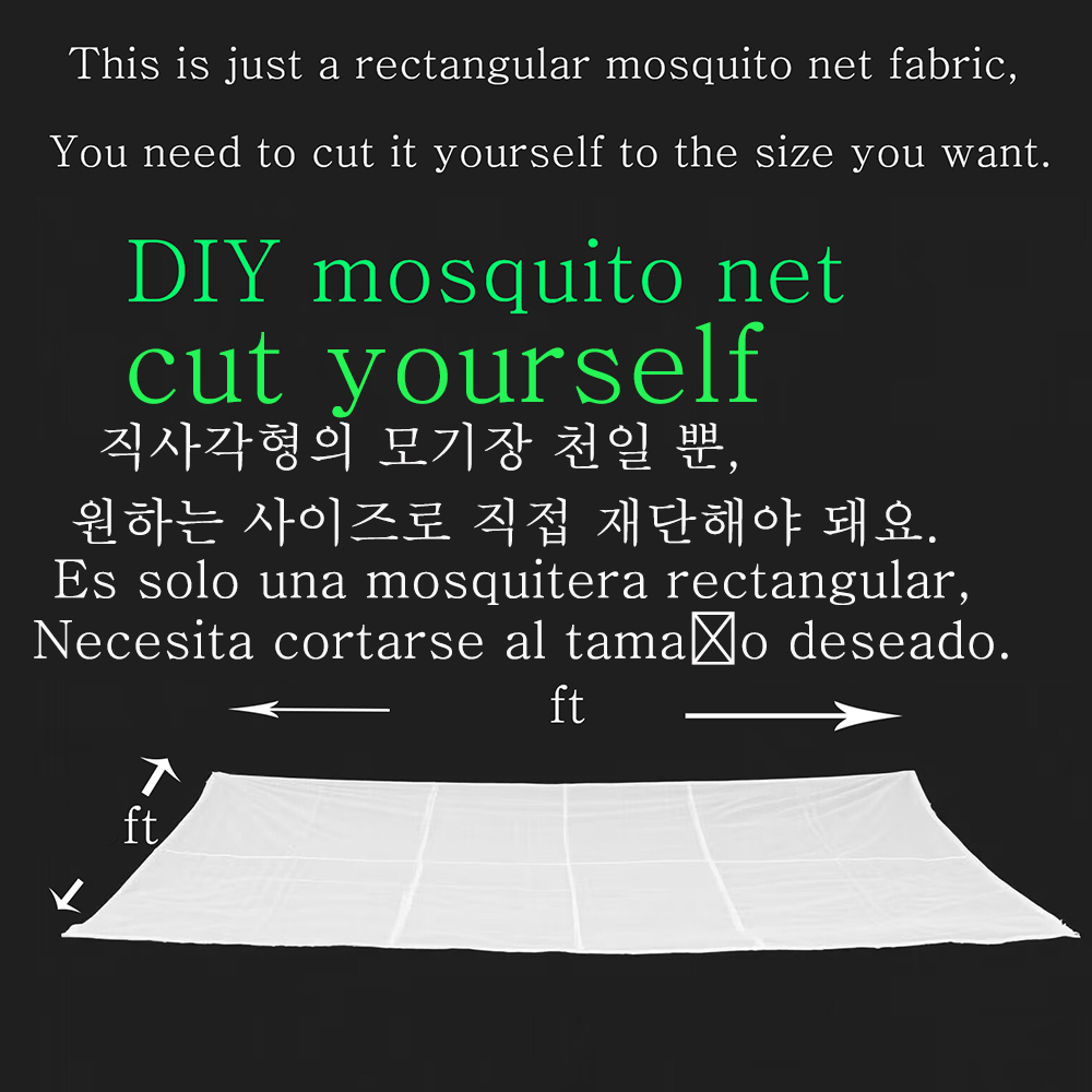 텐트 액세서리 Diy 모기장 2m * 3m 3*4 3* - Outdoor Camping Mosquito Net 리뷰 및 가격