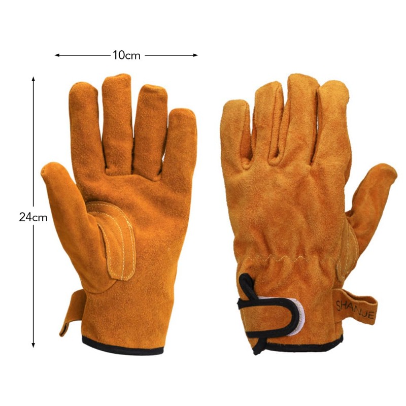 야외 바베큐 그릴용 내열 난연 장갑 소가죽 고온 방지  - Outdoor Camping Gear 리뷰 및 가격