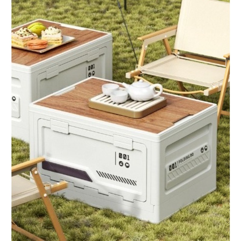 자동차 트렁크 나무 뚜껑 야외 캠핑 정리함 수납 상자  - Outdoor Camping Folding Storage Box 리뷰 및 가격