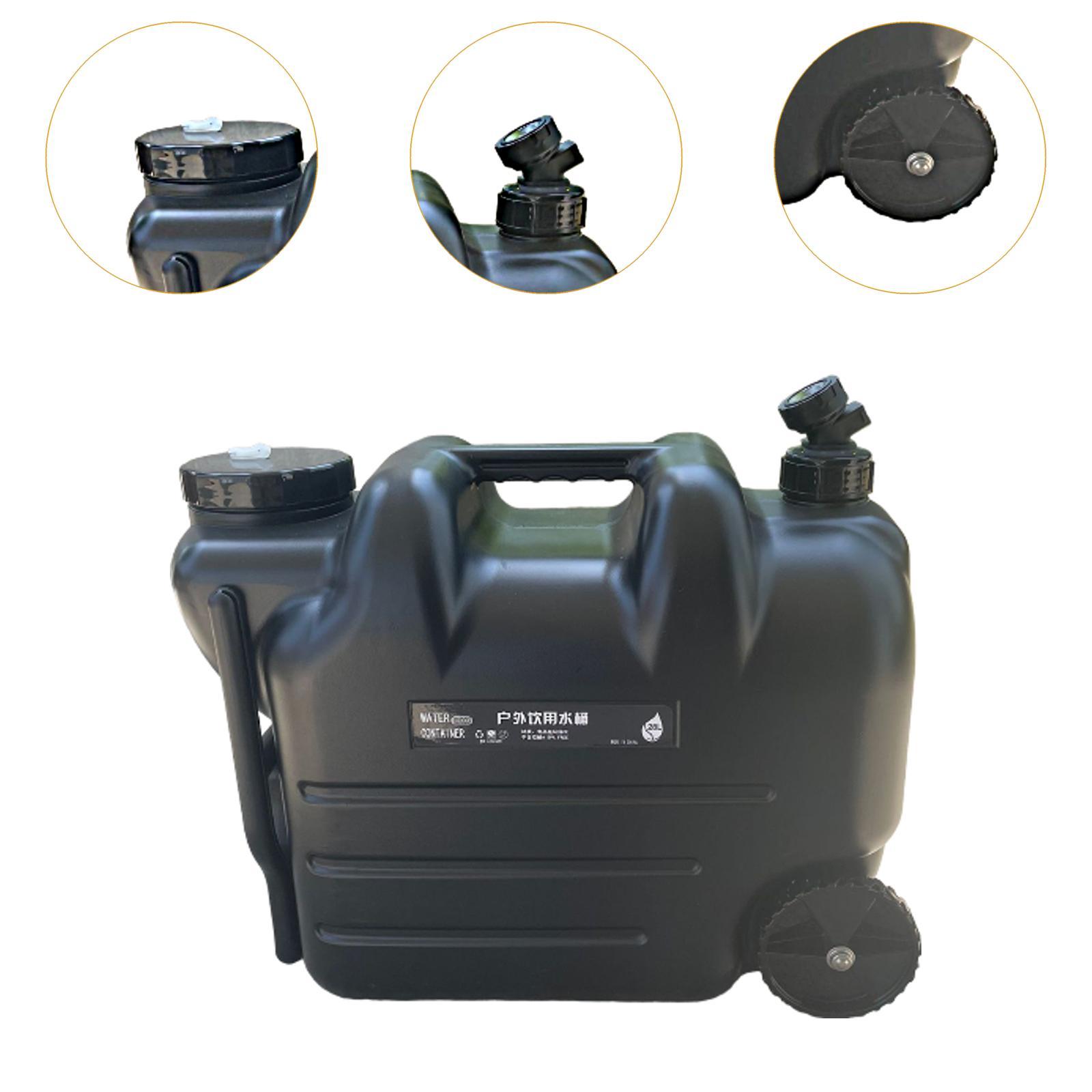 캠핑용 물통 28L 휴대용 PE 물탱크, 수도꼭지와 바 - Outdoor Camping Water Jug 리뷰 및 가격