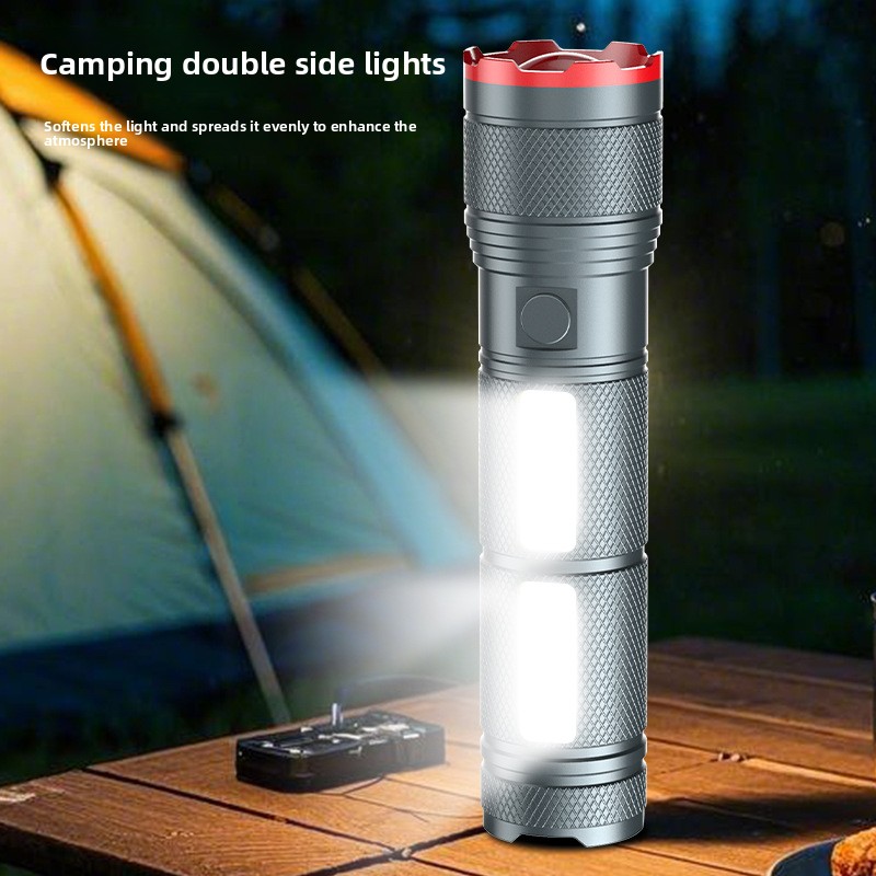 7200mAh 하이라이트 손전등 COB 사이드 라이트  - Outdoor Camping Hiking 리뷰 및 가격