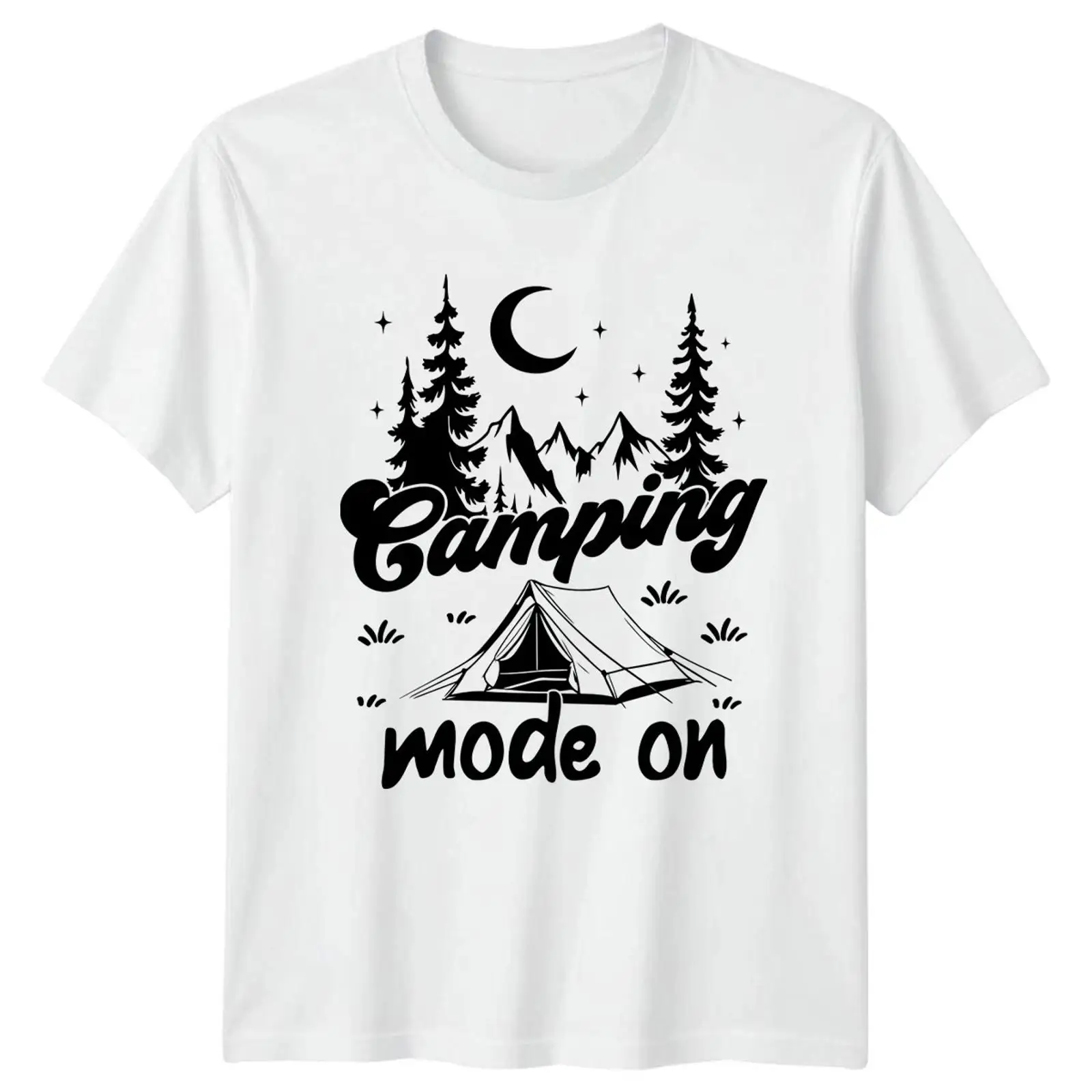 캠핑 모드 온 티셔츠 아웃도어 모험 생일 선물 그녀와  - Outdoor Und Camping 리뷰 및 가격
