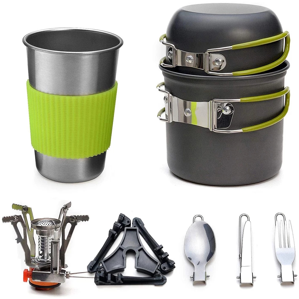 스토브가있는 캠핑 조리기구 키트 야외 요리 세트 야외  - Outdoor Camping Kitchen Table 리뷰 및 가격