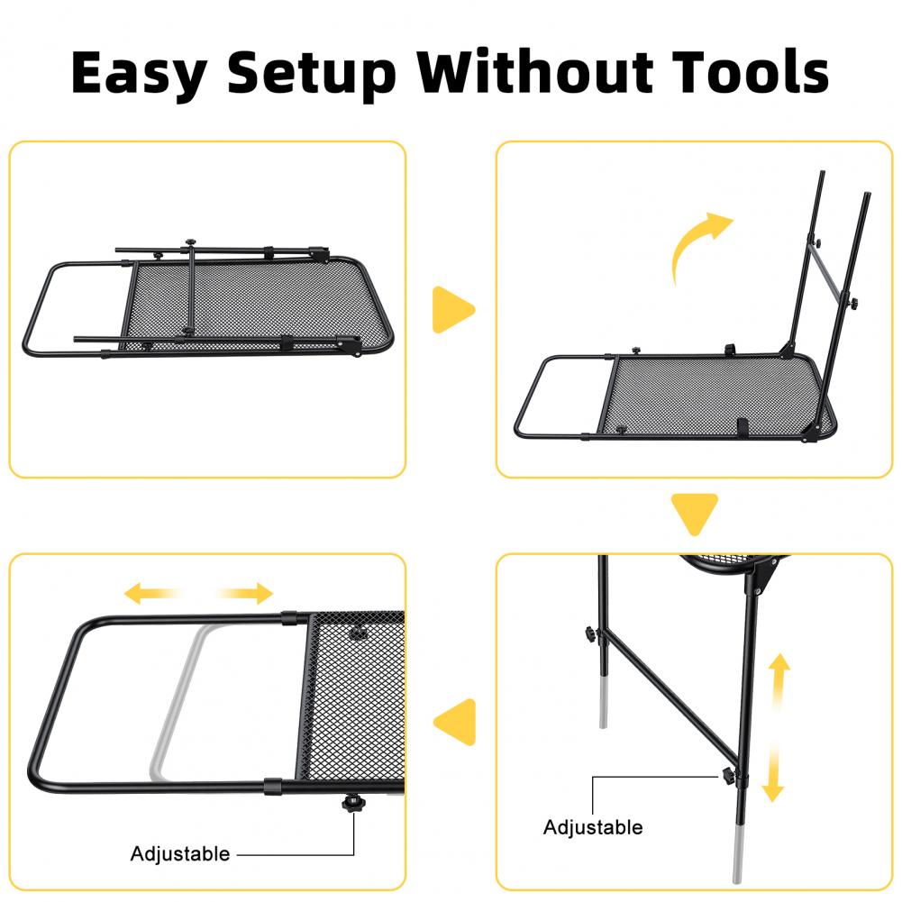 타이어 장착 캠핑 데스크, 테일게이트 파티, 피크닉,  - Outdoor Camping Cooking Table 리뷰 및 가격