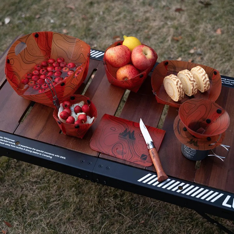 접이식 캠핑 식기 휴대용 그릇 디너 플레이트 커피 필터 - Outdoor Camping Kitchen Table 리뷰 및 가격